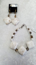 Load image into Gallery viewer, MAGNESITE DOUBLE STRAND NECKLACE SET