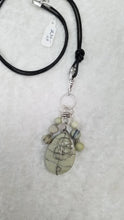 Load image into Gallery viewer, AUSTRALIAN BUTTER JASPER LEATHER NECKLACE