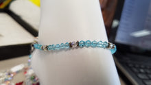 Load image into Gallery viewer, SWAROVSKI CRYSTAL ANKLET WITH STAINLESS STEEL CLASP