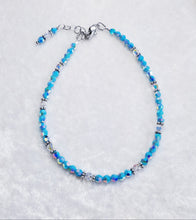 Load image into Gallery viewer, SWAROVSKI CRYSTAL TURQUOISE ANKLET